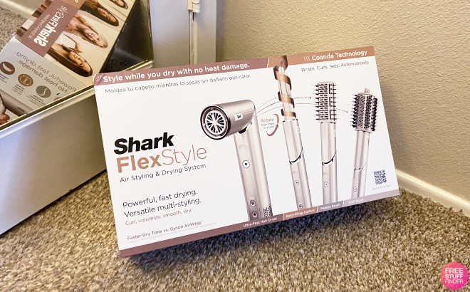 Shark FlexStyle Hair Dryer Styler on a Carpeted Floor