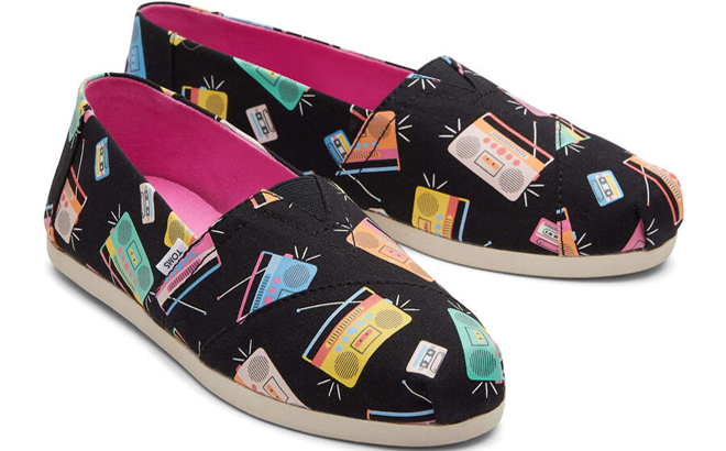 TOMS Womens Alpargata Boom Boxes Shoes