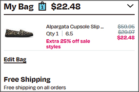 TOMS Womens Alpargata Cupsole Slip On Shoes Bag Screenshot