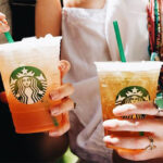 Two People Holding Starbucks Teavana Iced Teas