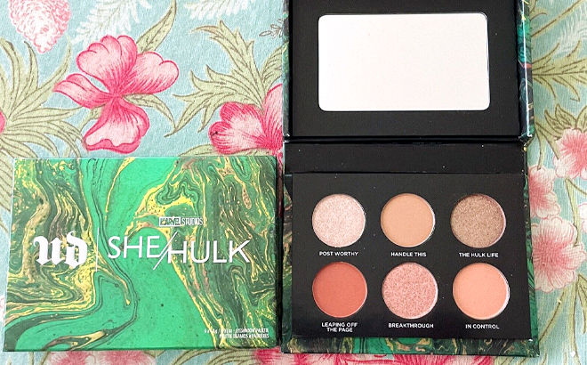 Urban Decay x Marvel Studios She Hulk Mini Eyeshadow Palette