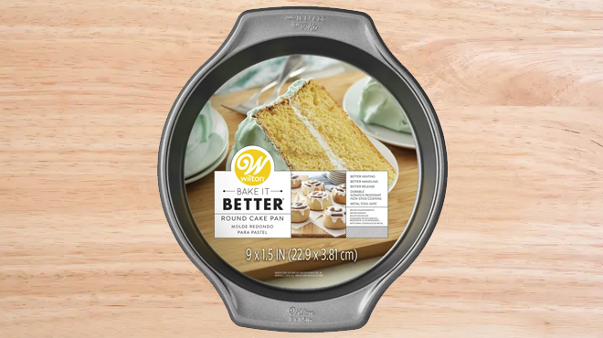 Wilton Bake it Better Steel Non Stick Round Cake Pan