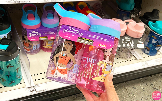 Zak! Designs Kids Atlantic Water Bottle - Disney Princess