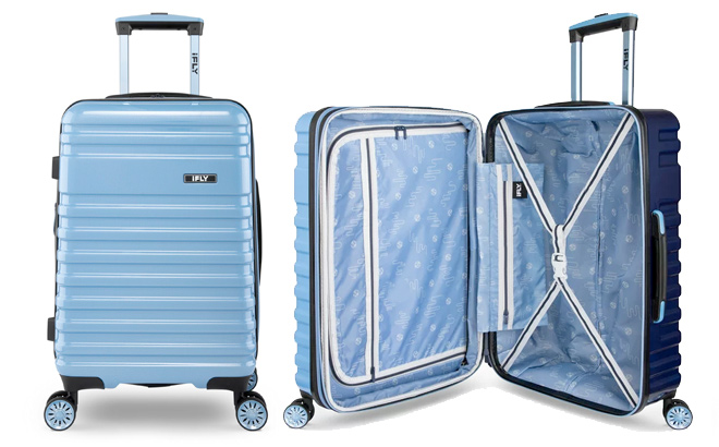 iFLY Hardside Spectre Versus Carry On Lugagge 20 Inch BlueNavy