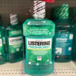 listerine 1 liter freshburst on the shelf