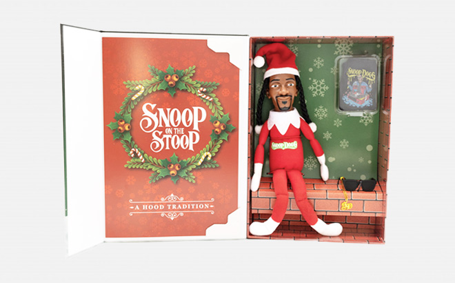 12 Inch Snoop Dogg Christmas Red Plush Figurine