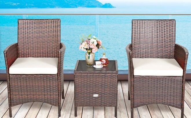 2Person Outdoor Seating Group with Cushions