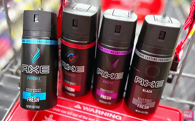 AXE Deodorant Body Spray $1.58 Each