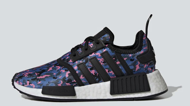 Adidas Kids Nmd r1 Shoes in Black