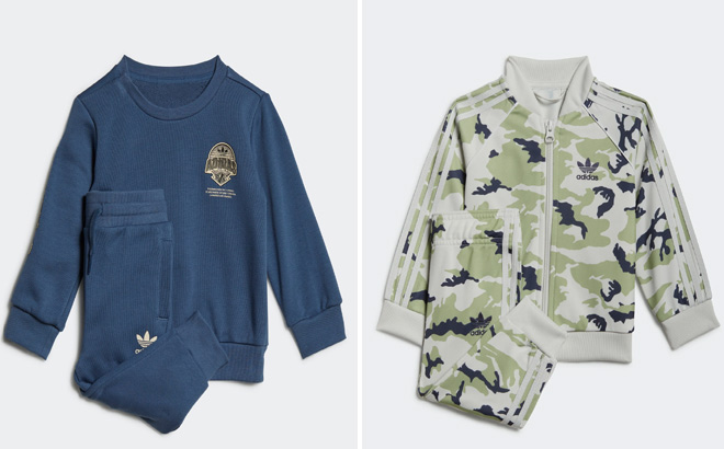 Adidas Kids Graphic Crew Set