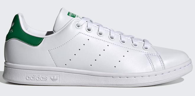 Adidas Mens Stan Smith Shoes White and Green