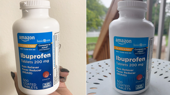 Amazon Basic Care Ibuprofen Tablets