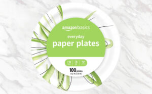 Amazon Basics 100 Count Paper Plates