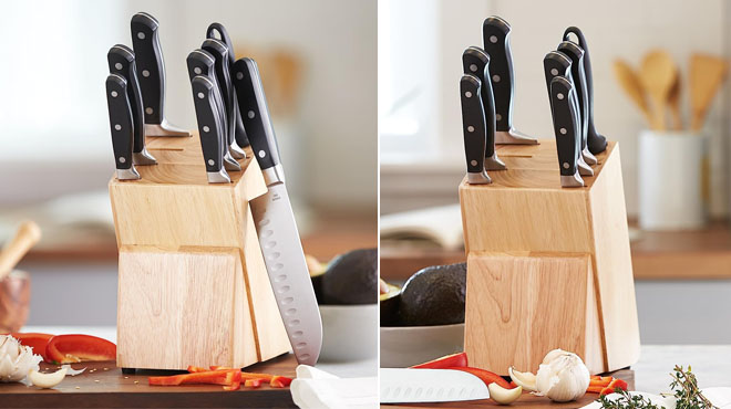 Amazon Basics 9 Piece Knife Set