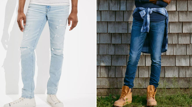 American AirFlex Patched Slim Jean and Temp Tech Skinny Jean