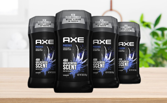 Axe Mens Phoenix Deodorant 4 Pack