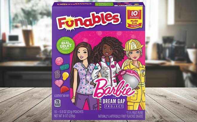 Barbie Funables 10 Count Fruit Snacks