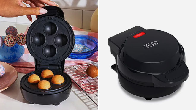 Bella Mini Cake Pop Maker in Black