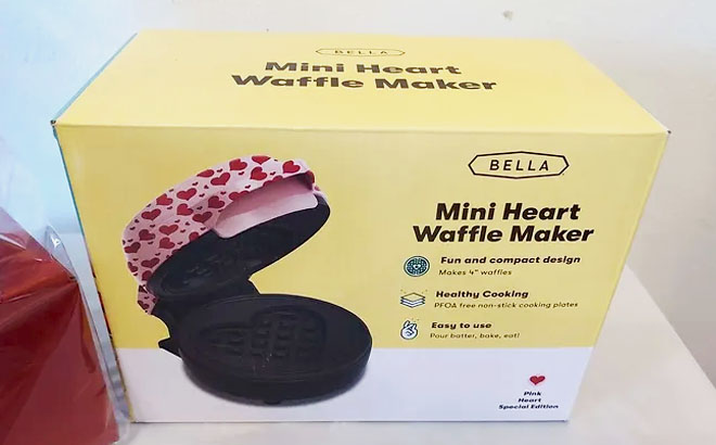 Bella Mini Heart Waffle Maker