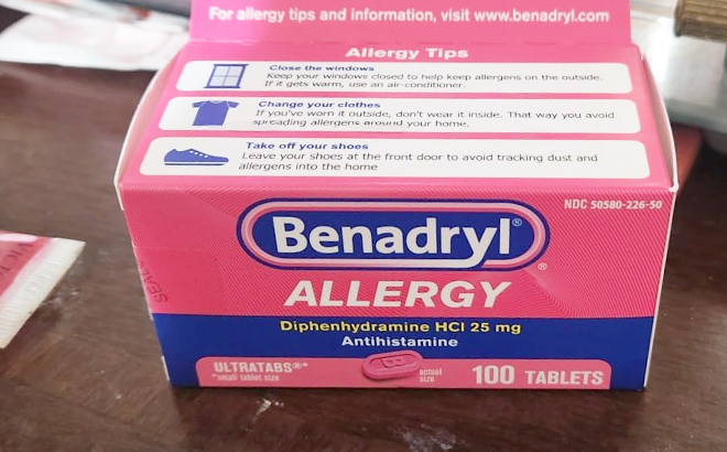 Benadryl Ultratabs Allergy Relief Medicine