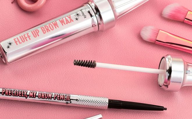 Benefit Cosmetics Precisely My Brow Pencil Fluff Up Brow Wax Two Piece Set