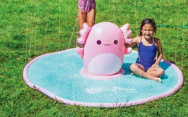 BigMouth Archie the Axolotl Squishmallows Splash Pad 1