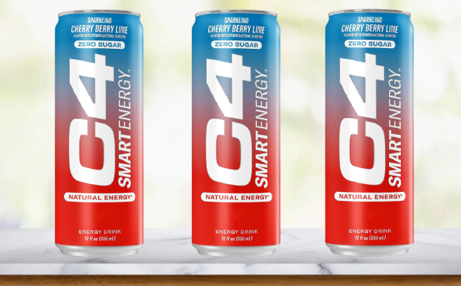 C4 Smart Energy Drink in Cherry Berry Lime Flavor