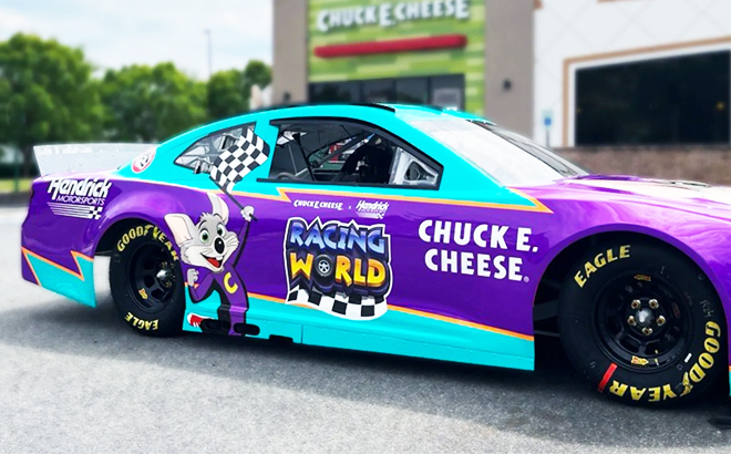 Chuck E Cheese Racing Car