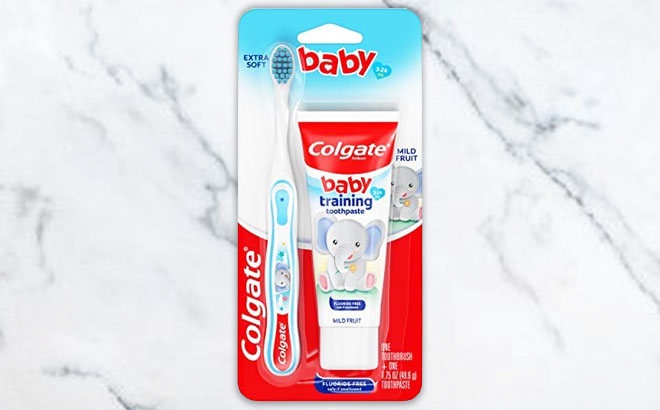 Colgate Baby Training Toothpaste and Toothbrush Kit