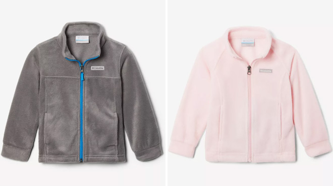 Columbia Boys Steens Mountain Fleece Jacket and Girls Benton Springs Fleece Jacket