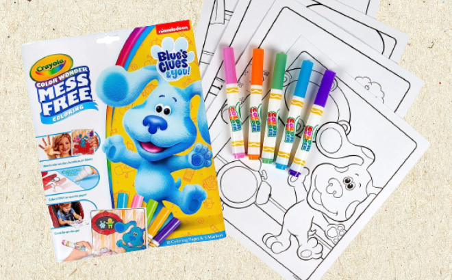 Crayola Blues Clues Color Wonder Mess Free Bundle