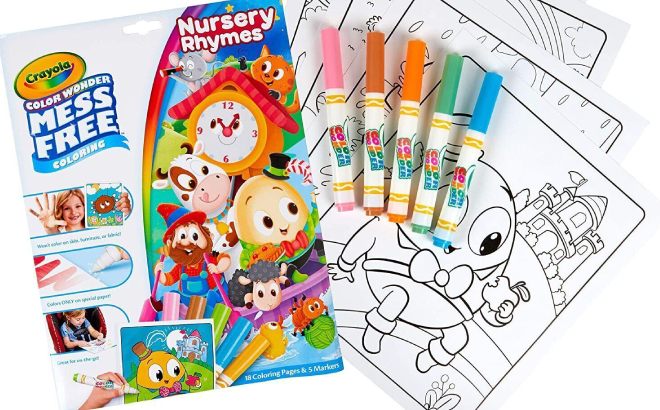 Crayola Nursery Rhymes Color Wonder Mess Free Bundle