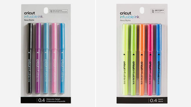 Cricut Infusible Ink Pens 5 Packs