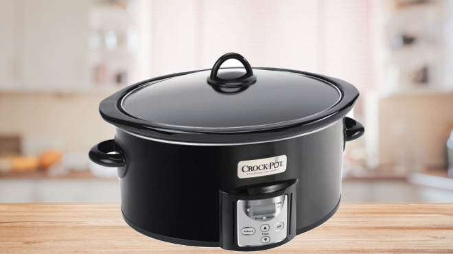 Crock-Pot 4 qt. Programmable or 7 qt. Design Slow Cooker $10.99 (Reg.  $39.99){After Rebate}