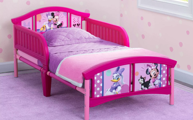 Delta Children Disney Minnie Mouse Plastic Toddler Bed