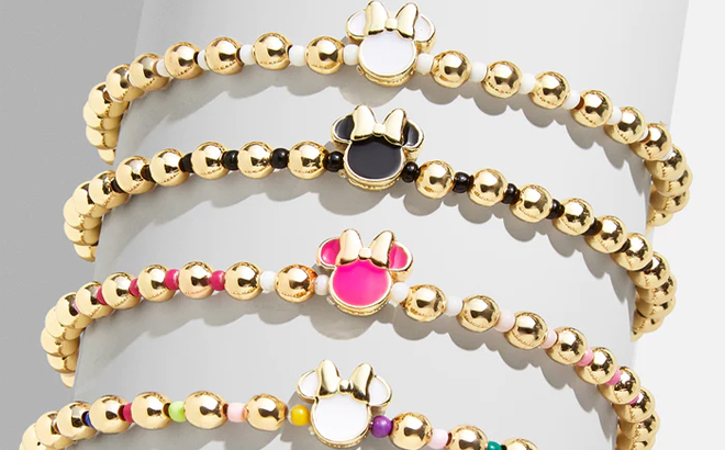 Disney Minnie Mouse Pisa Bracelet in 4 Different Colors