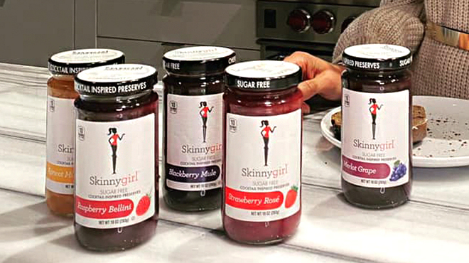 Five Jars of Skinnygirl Sugar Free Preserves