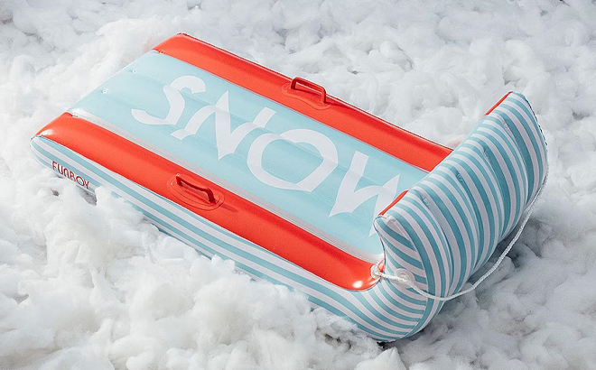 Funboy Candy Cane Toboggan Winter Snow Sled