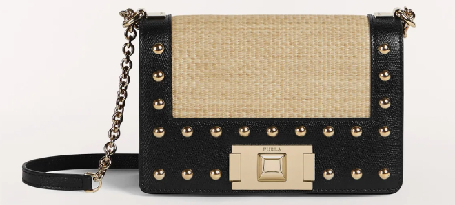 Furla Mini Crossbody in Beige Color