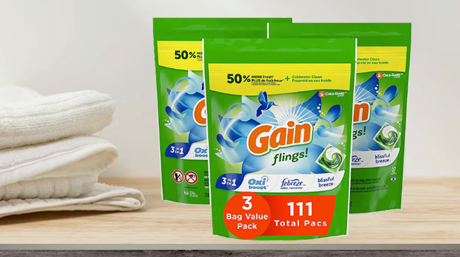 Gain flings Laundry Detergent Soap 3