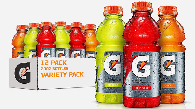 Gatorade Thirst Quencher Sports Drink Classic Variety in 12 Pack