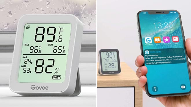 https://www.freestufffinder.com/wp-content/uploads/2023/07/Govee-Indoor-Hygrometer-Thermometer-and-phone-getting-a-notification-on-temperature-update.jpg