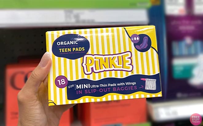 FREE Pinkie 18-Count Organic Period Pads at Target