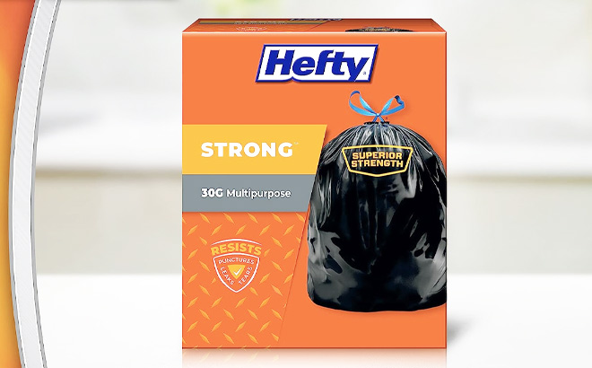 Hefty Strong Large Trash Bags 56 Count