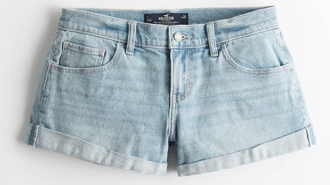 Hollister Curved Hem Dad Shorts 2024, Buy Hollister Online