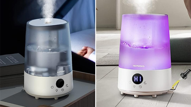 Homvana Cool Mist Small Humidifier in Two Colors