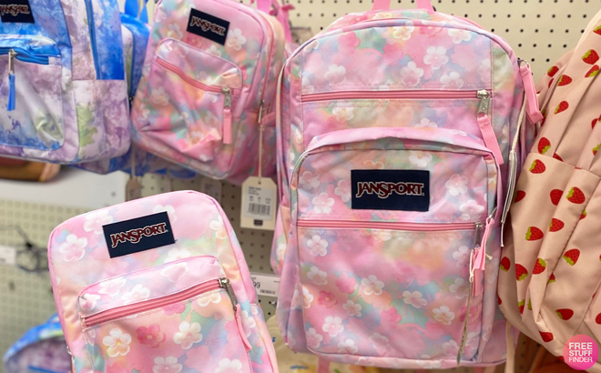 Jansport Backpack in Neod Daisy