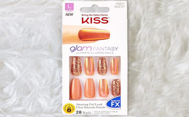 KISS Glam Fantasy Ultimate Illusion Glue On Nails