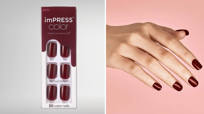 KISS imPRESS Color Press On Manicure