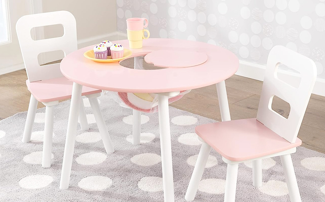 KidKraft Table Chairs Set 39 Shipped Free Stuff Finder   KidKraft Wooden Round Table And Two Chairs Set 